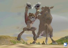La lucha eterna, la Vaca contra el Len.