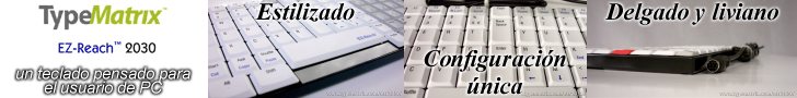Teclado EZ-Reach 2030 por TypeMatrix.