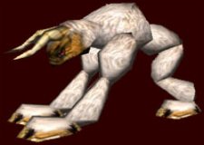 Asheron's Call - Uno de los extraos monstruos del juego.