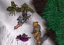 Ultima Online - Ataque de varios monstruos.